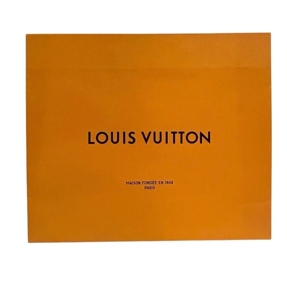 AUTHENTIC LOUIS VUITTON Gift bag Luxury Designer Presentation Orange Blue - Picture 4 of 10